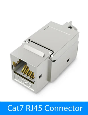 Vention RJ45 Connector Cat6 Cat5e Ethernet Cable Extender Adapter Female to Female Extension for Ethernet Cable RJ45 Coupler