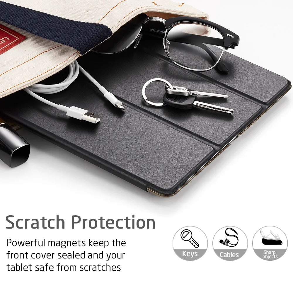 Flip Tablet Case For iPad 9.7 2017 2018 Funda PU Leather Smart Cover For iPad 5th 6th Generation A1822 A1823 A1893 Folio Capa