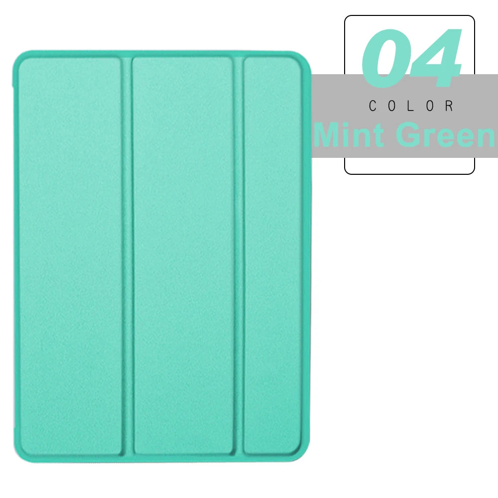 Flip Tablet Case For iPad 9.7 2017 2018 Funda PU Leather Smart Cover For iPad 5th 6th Generation A1822 A1823 A1893 Folio Capa