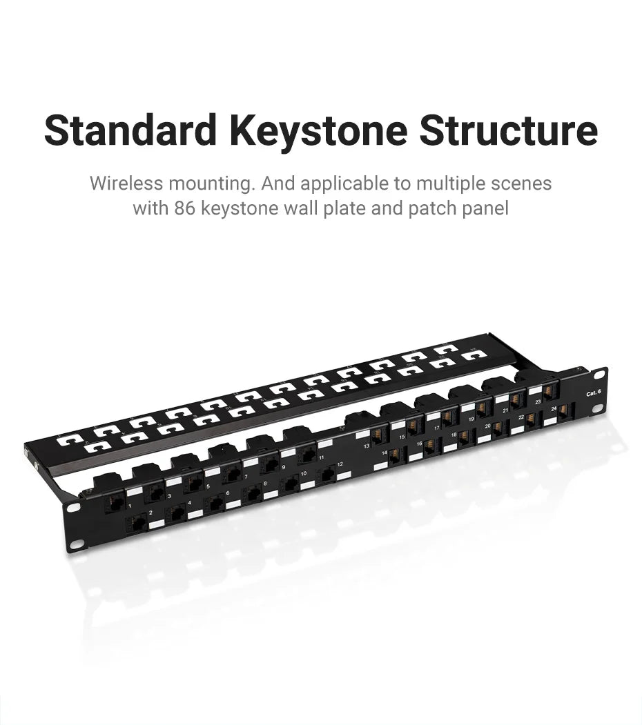 Vention RJ45 Connector Cat6 Cat5e Ethernet Cable Extender Adapter Female to Female Extension for Ethernet Cable RJ45 Coupler