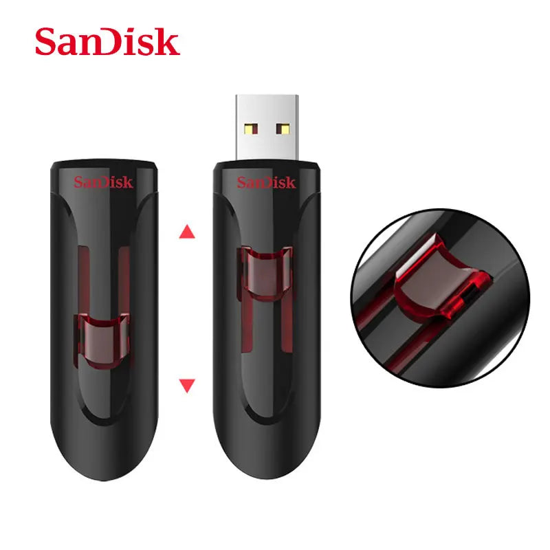SanDisk USB Flash Drive USB 3.0 Pen Drive 512GB 256GB 128GB 64GB 32GB 16GB Pendrive Memory USB Stick Memoria Flash Disk Pendrive