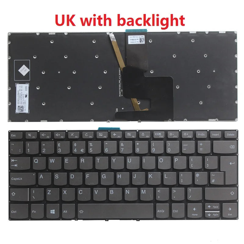 NEW Russian/US/UK/Spanish/Latin laptop keyboard for LENOVO Yoga 520-14 YOGA 520-14IKB Yoga 720-15 Yoga 720-15IKB 720-15ISK