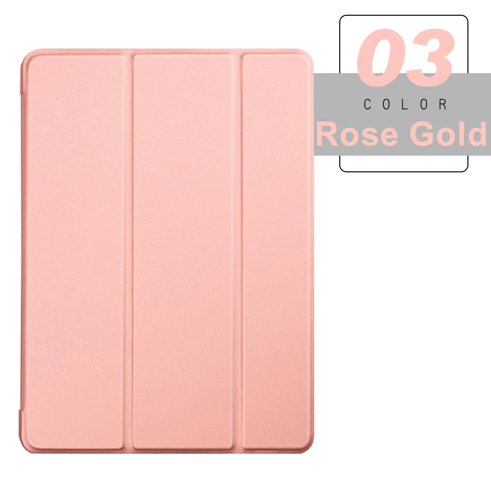 Flip Tablet Case For iPad 9.7 2017 2018 Funda PU Leather Smart Cover For iPad 5th 6th Generation A1822 A1823 A1893 Folio Capa