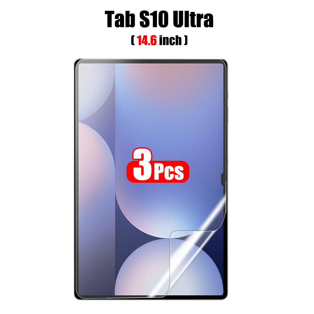 3Pcs Paper Feel Like Screen Protector for Samsung Galaxy Tab S10 Ultra Plus S10+ Film No Glass