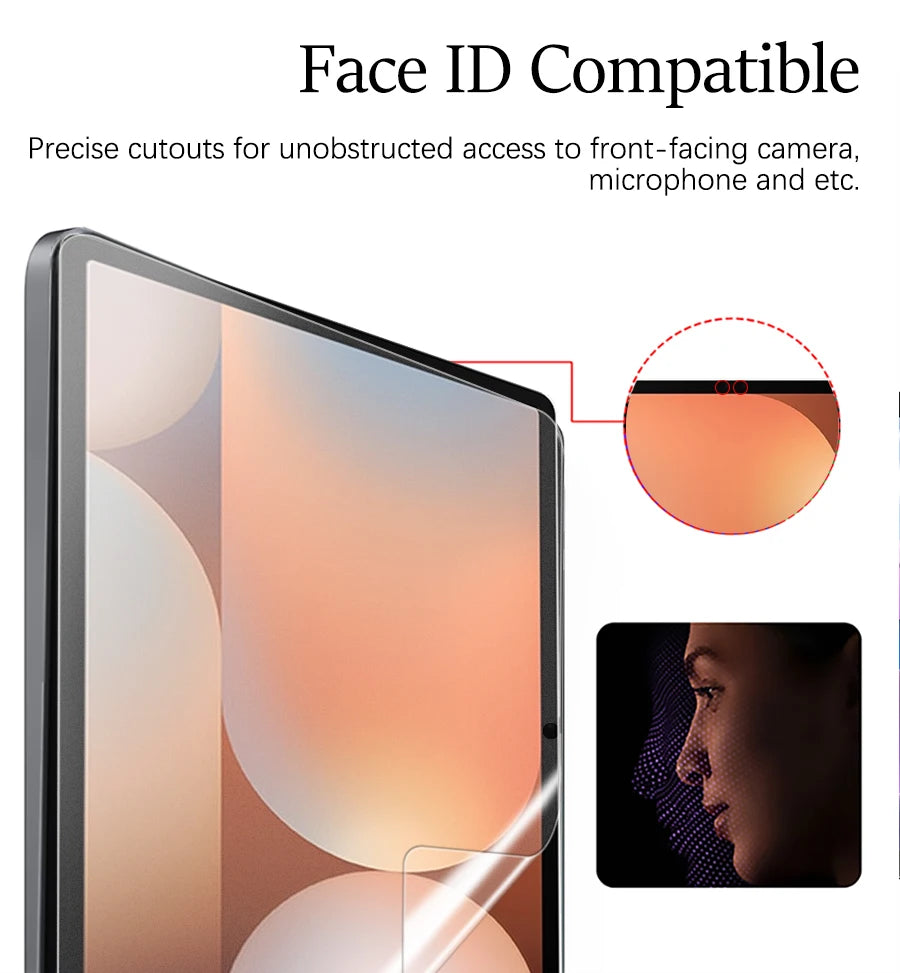 3Pcs Paper Feel Like Screen Protector for Samsung Galaxy Tab S10 Ultra Plus S10+ Film No Glass