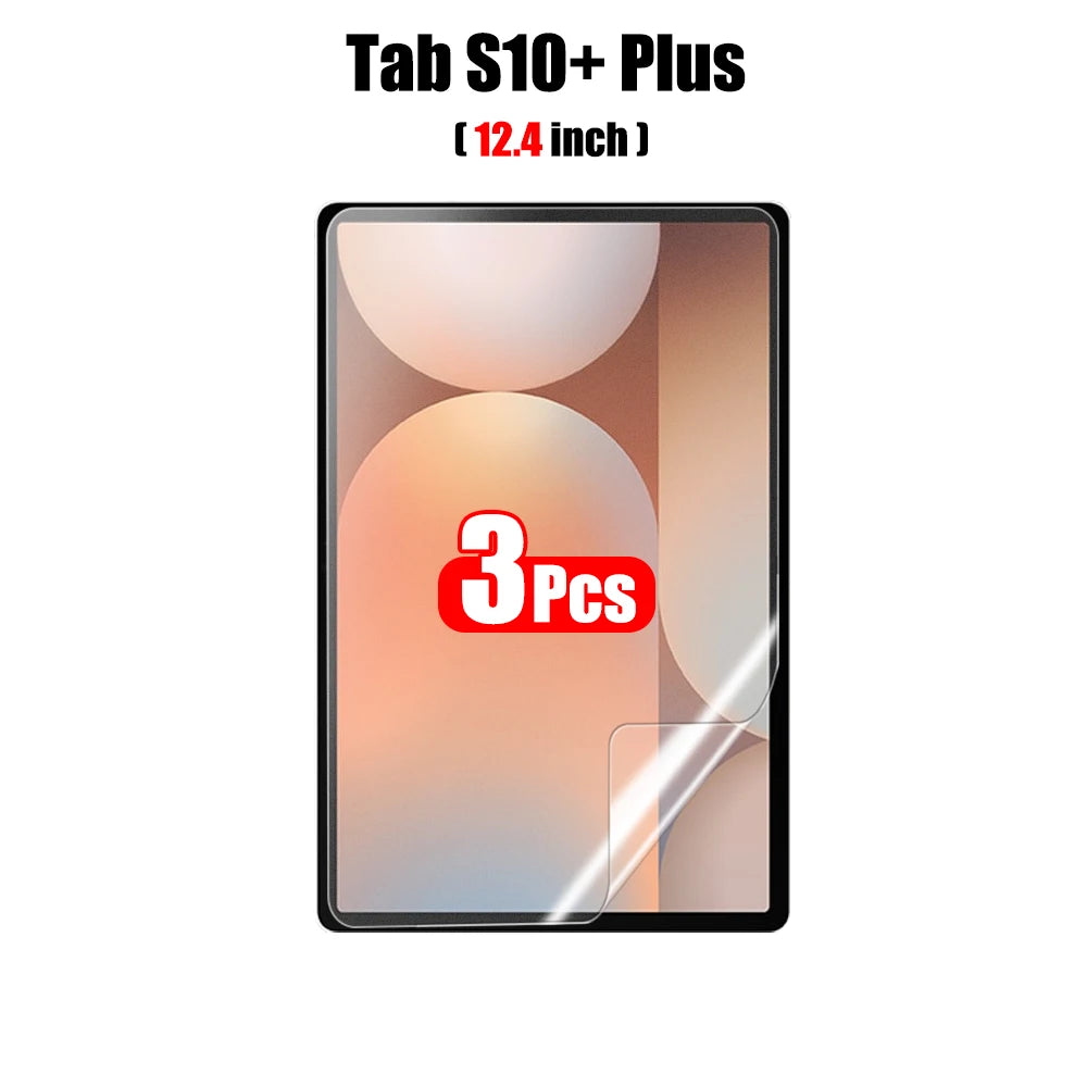 3Pcs Paper Feel Like Screen Protector for Samsung Galaxy Tab S10 Ultra Plus S10+ Film No Glass