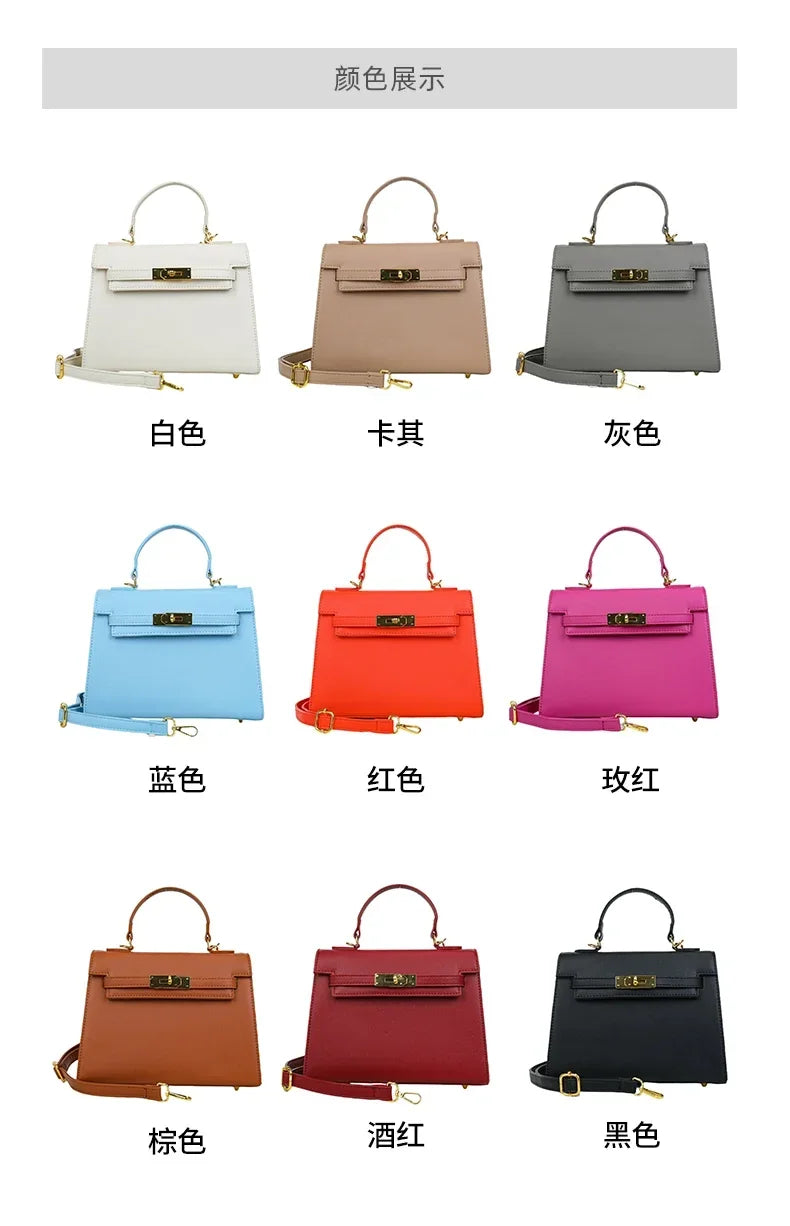 Fashionable Crossbody Bag For Women, High-Quality Luxury Designer Handbag With Gold Hardware, Durable & Stylish