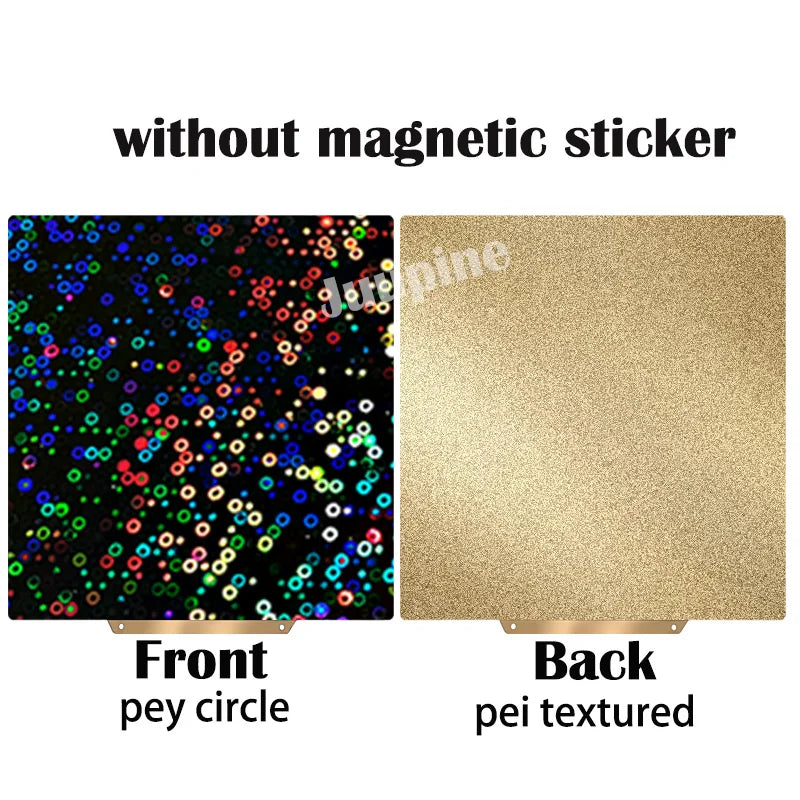 For Artillery Genius / Pro Build Plate For Artillery Hornet PEY PEO PET PEI Sheet 235x235 Magnetic Spring Steel Sheet Heat Bed
