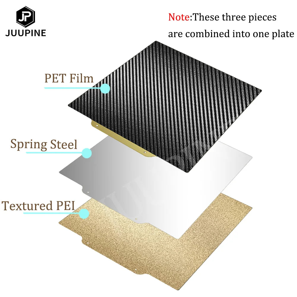 For Artillery Genius / Pro Build Plate For Artillery Hornet PEY PEO PET PEI Sheet 235x235 Magnetic Spring Steel Sheet Heat Bed