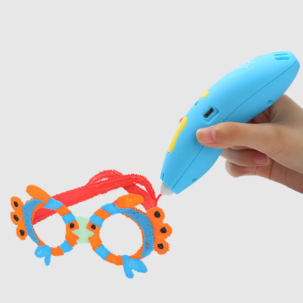 PCL Low Temperature 3D Pen Filament 1.75MM,Suitable For Low Temperature Children's 3D Pen, Bright Colors,Odorless and smokeless