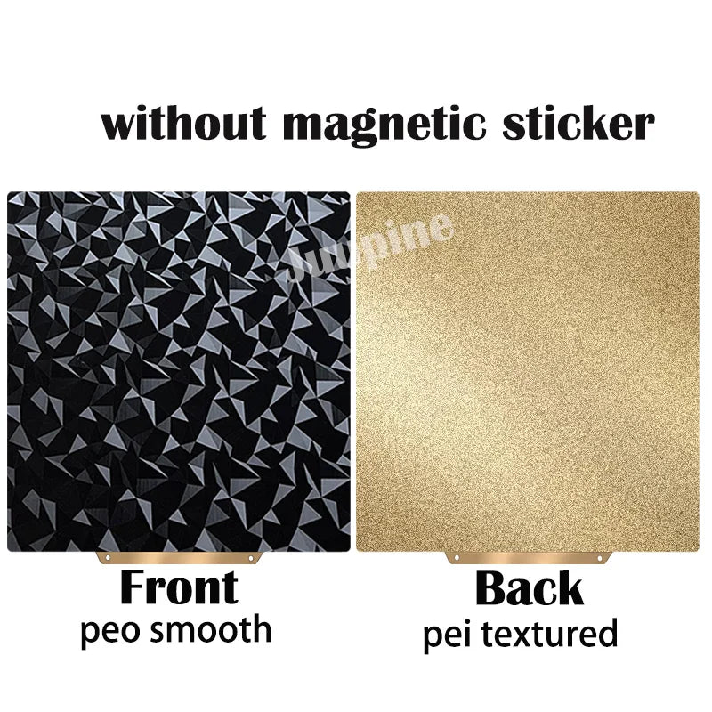 For Artillery Genius / Pro Build Plate For Artillery Hornet PEY PEO PET PEI Sheet 235x235 Magnetic Spring Steel Sheet Heat Bed