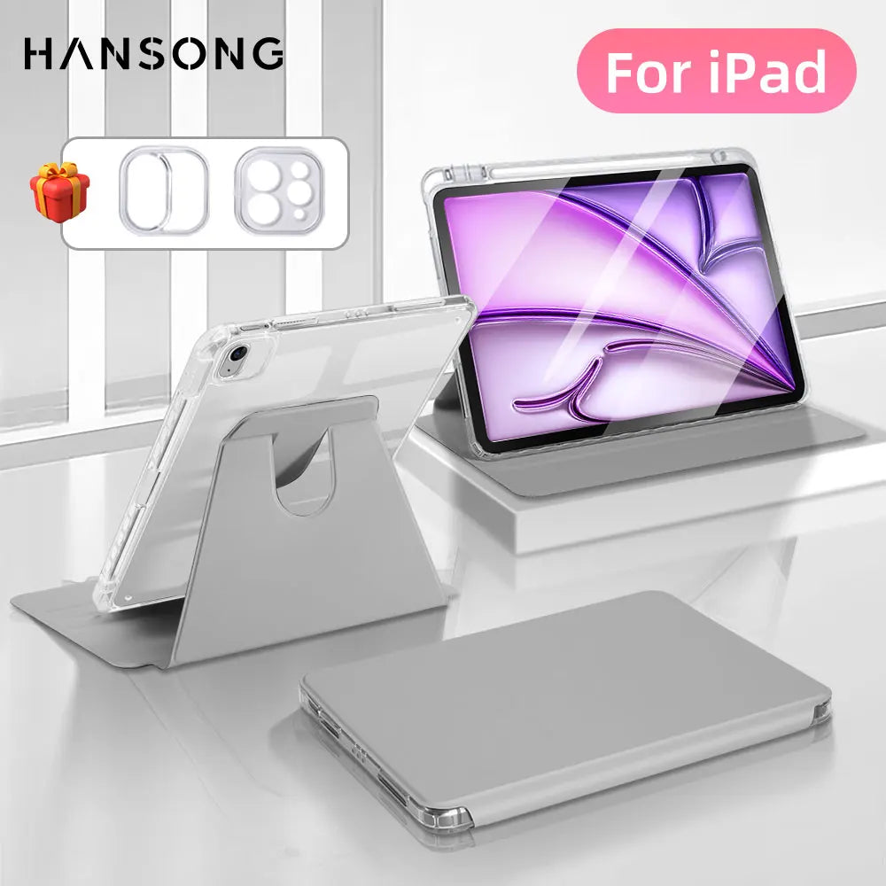 For ipad Case for Air 11 13 2024 M2 Pro 11 13 M4 Pro 11 4th 12.9 Mini 6 9th 10th Generation iPad 10.9in 10.2in 9.7in Tablet