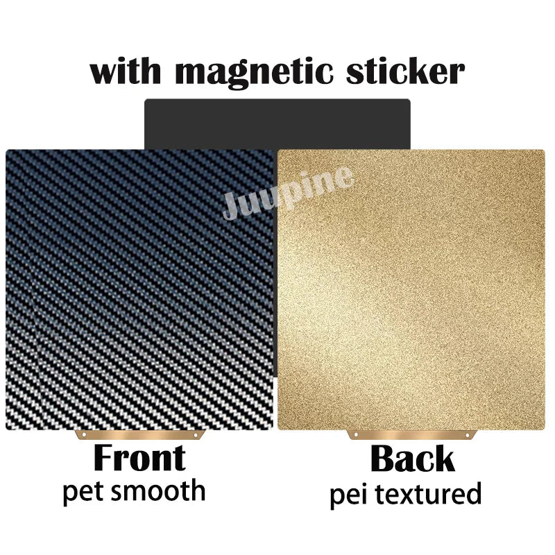 For Artillery Genius / Pro Build Plate For Artillery Hornet PEY PEO PET PEI Sheet 235x235 Magnetic Spring Steel Sheet Heat Bed