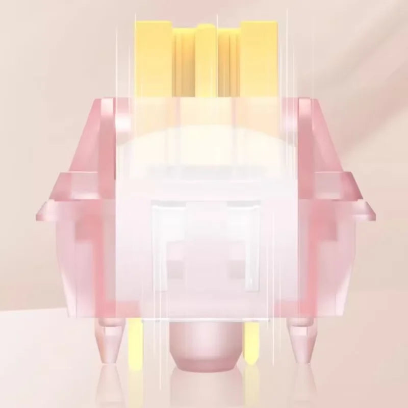 Outemu Silent Peach V3 Switch Lubed Mute Lemon V3 Switches Mechanical Keyboard Linear Tactile 5Pin Hot Swappable Factory Lube