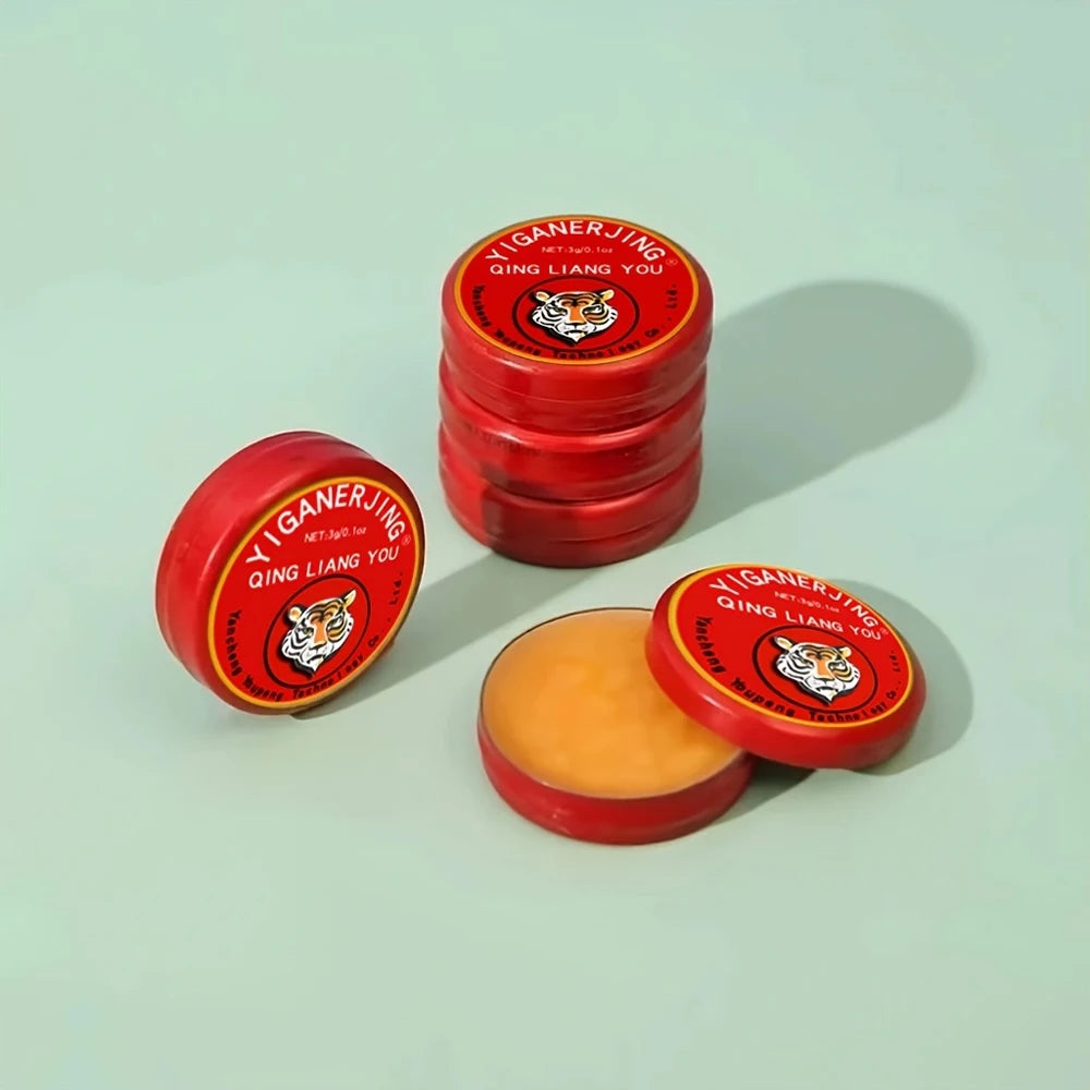 5/10/30pcs Yiganerjing Qingliangyou Tiger Essential Balm Oil 3g