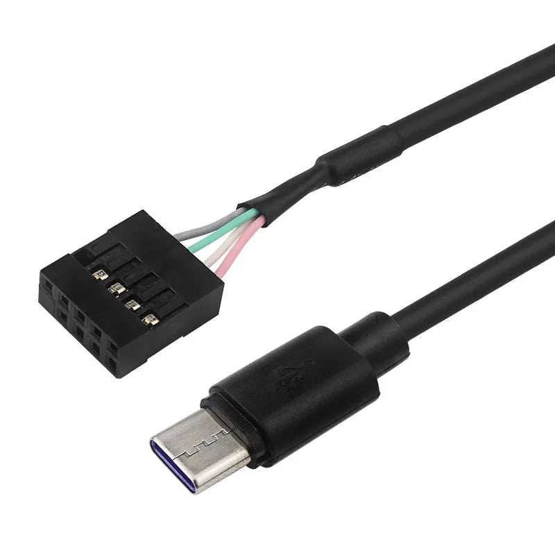 50CM 5Pin to TYPE-C Cable for Computer Mainboard Data Cable for 3.5 inch 5 inch USB Type-C Secondary Screen