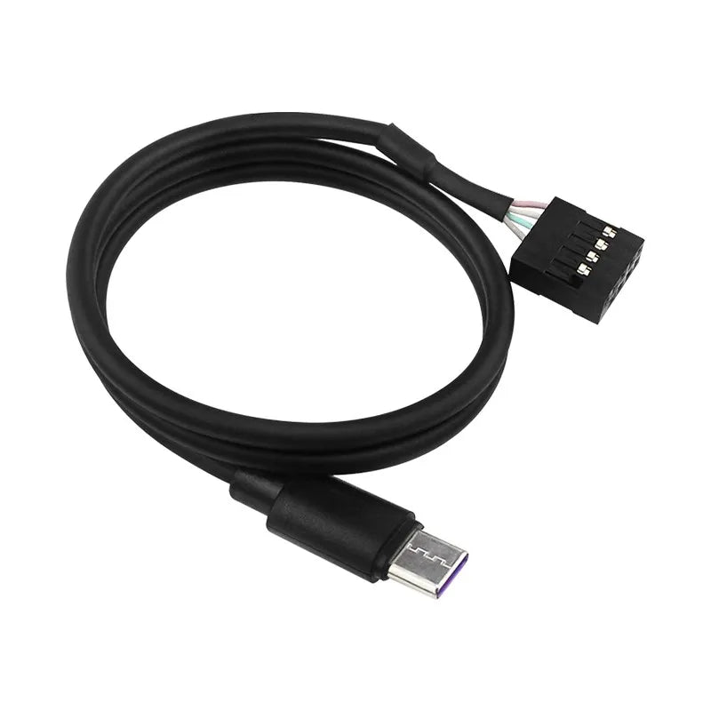 50CM 5Pin to TYPE-C Cable for Computer Mainboard Data Cable for 3.5 inch 5 inch USB Type-C Secondary Screen