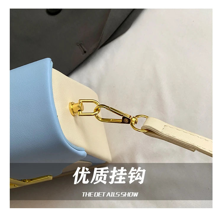 Designer Ladies Leather Tote Bag For Women Fashionable Crossbody Shoulder Purse Elegant Handbag Luxurious