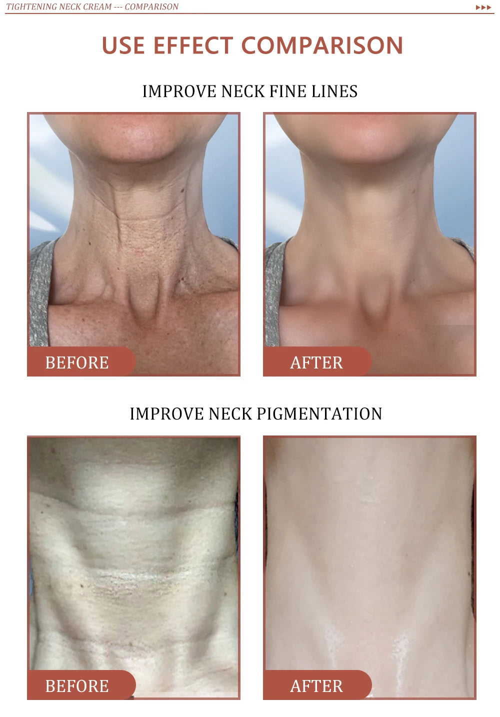 MOCILI Neck Cream Firming Anti Wrinkle Tightening Remove Dark Spot Whitening Massage Anti Aging Moisturizing Beauty Shape 50g