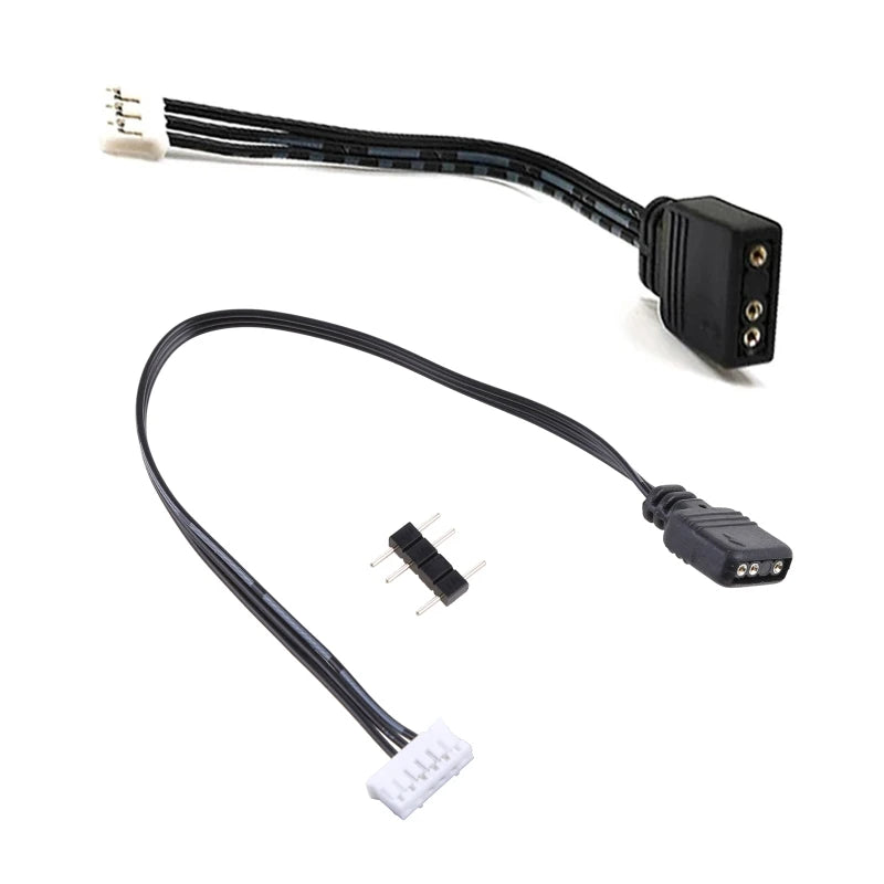 Fan Controller Adapter Cable 5V 3-pin To 6pin/ 4pin Converter 5V ARGB 3Pin to 4Pin 6Pin for Coolmoon Cool Moon Fans