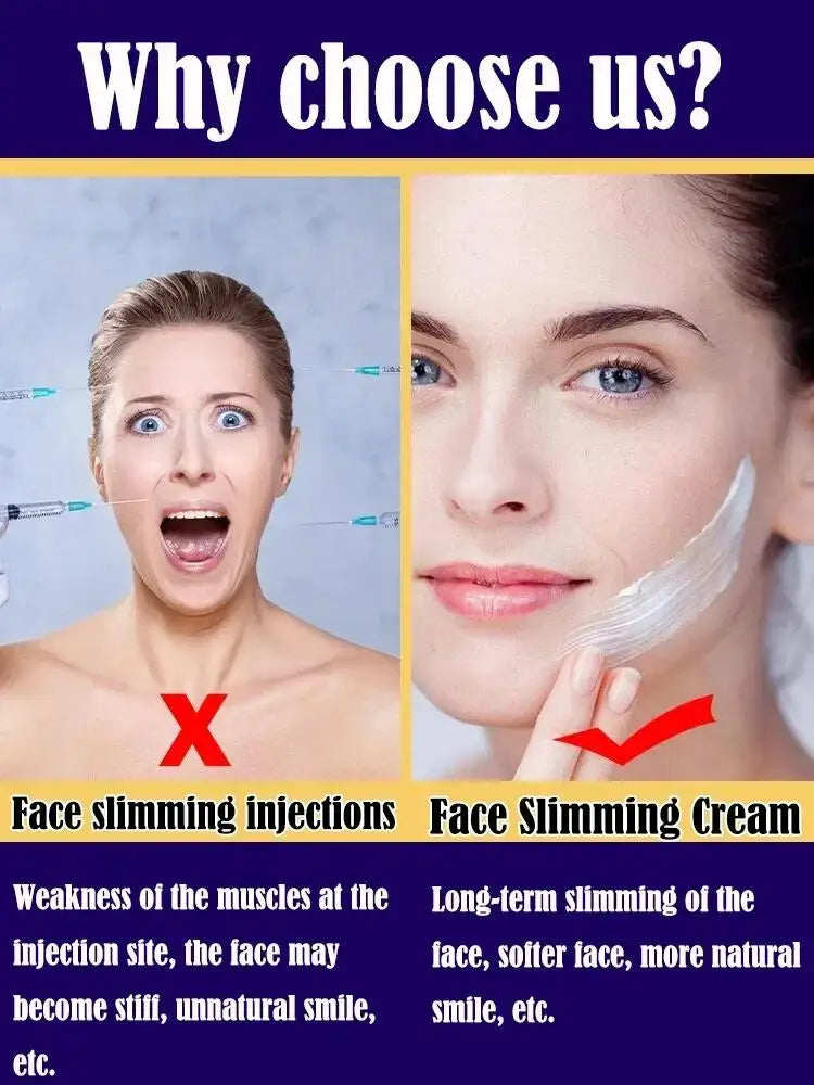 V-Shape Face Slimming Cream Remove Double Chins Firming Lifting Up V Cheek Fat Burning Anti-aging Shaping Massage Care Products