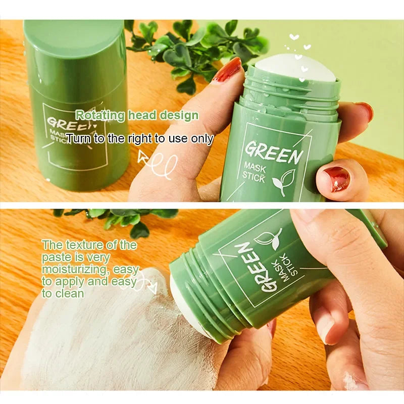 40ml Remove Blackhead Green Tea Solid Mask Clean Stick Mask Facial Dispel Acne Blemish Shrink Pores Korean Skin Care Multipack
