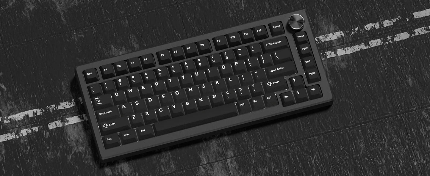 Womier 122 Keys Retro Black PBT Keycap Double Shot Cherry Profile Key caps for Cherry MX Switches Mechanical Gamer Keyboard