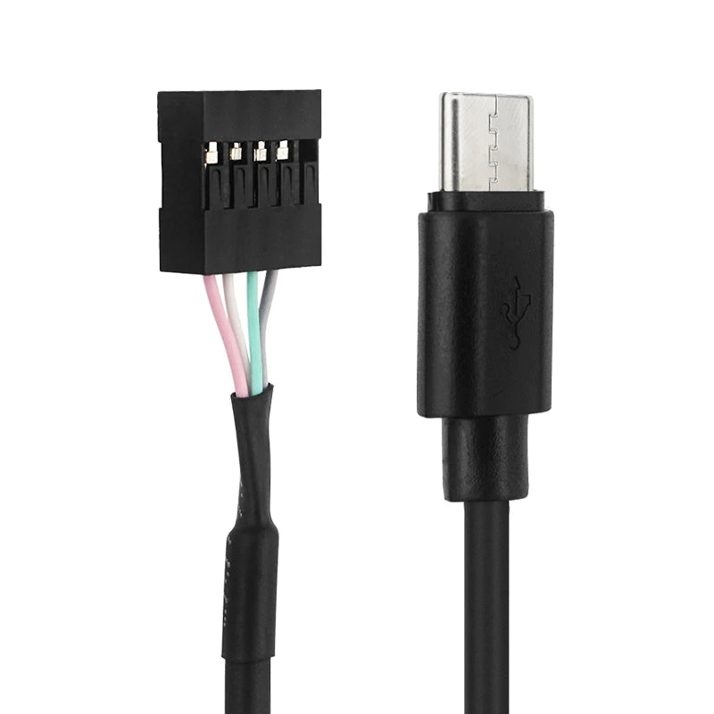 50CM 5Pin to TYPE-C Cable for Computer Mainboard Data Cable for 3.5 inch 5 inch USB Type-C Secondary Screen