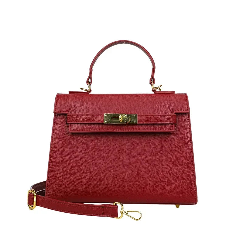 Fashionable Crossbody Bag For Women, High-Quality Luxury Designer Handbag With Gold Hardware, Durable & Stylish