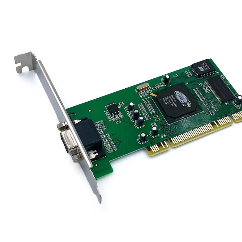PCI Graphics Card Ati Rage XL 8MB 32Bit Tractor Card VGA Card Support Machine Multi-user Desktop Computer Accessories