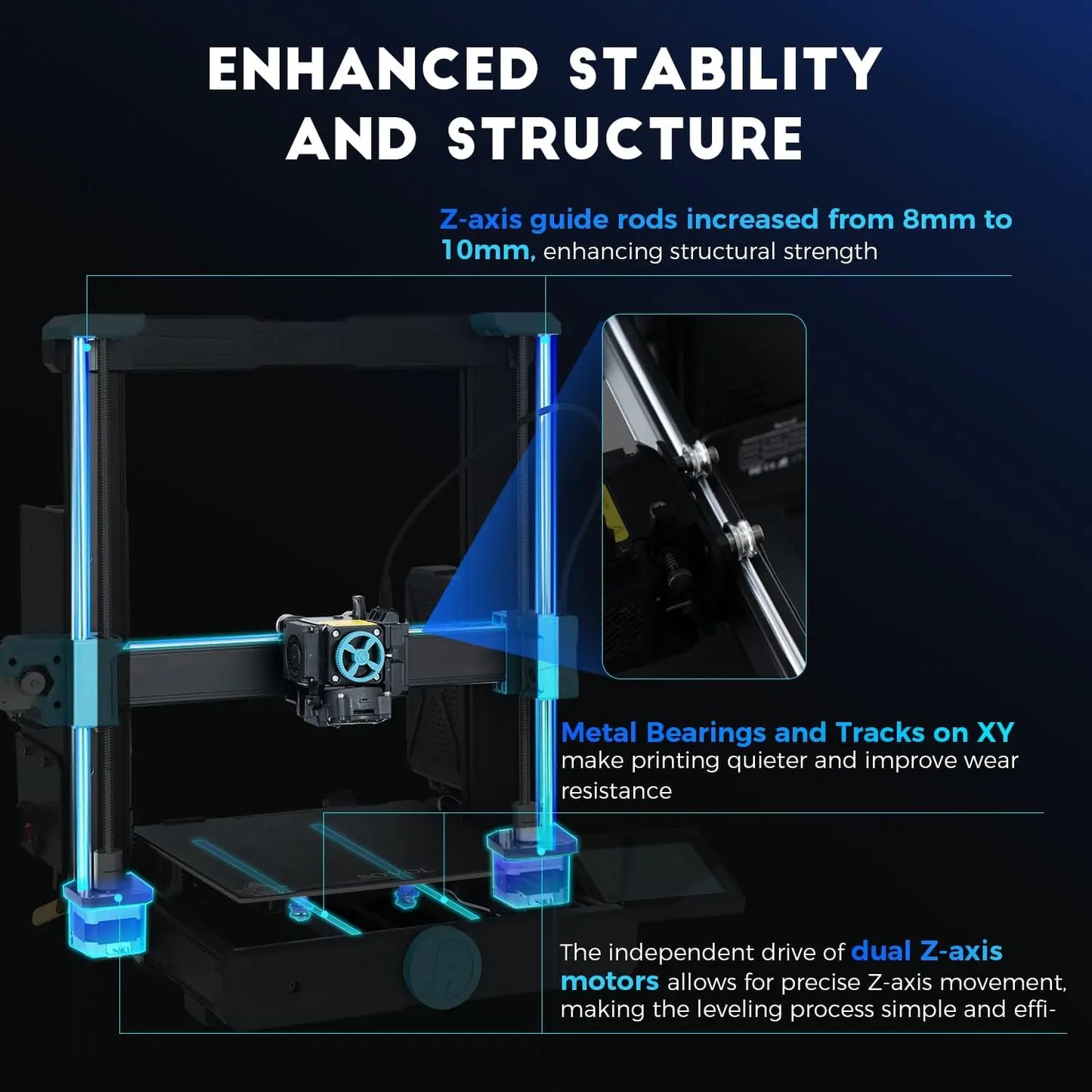 Sovol SV06 ACE 600mm/s High Speed-Full Auto Leveling 3D Printer