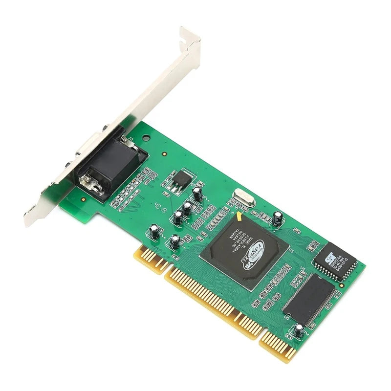 PCI Graphics Card Ati Rage XL 8MB 32Bit Tractor Card VGA Card Support Machine Multi-user Desktop Computer Accessories