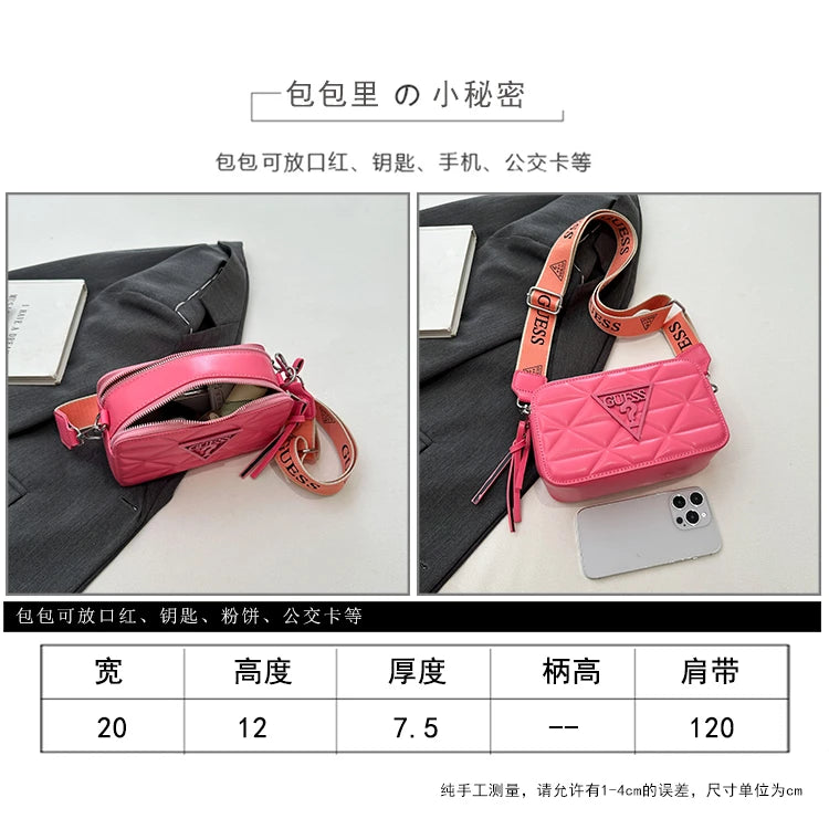 Stylish Leather Crossbody Bag For Women Fashion Shoulder Handbag Ladies Designer Tote Elegant Purse