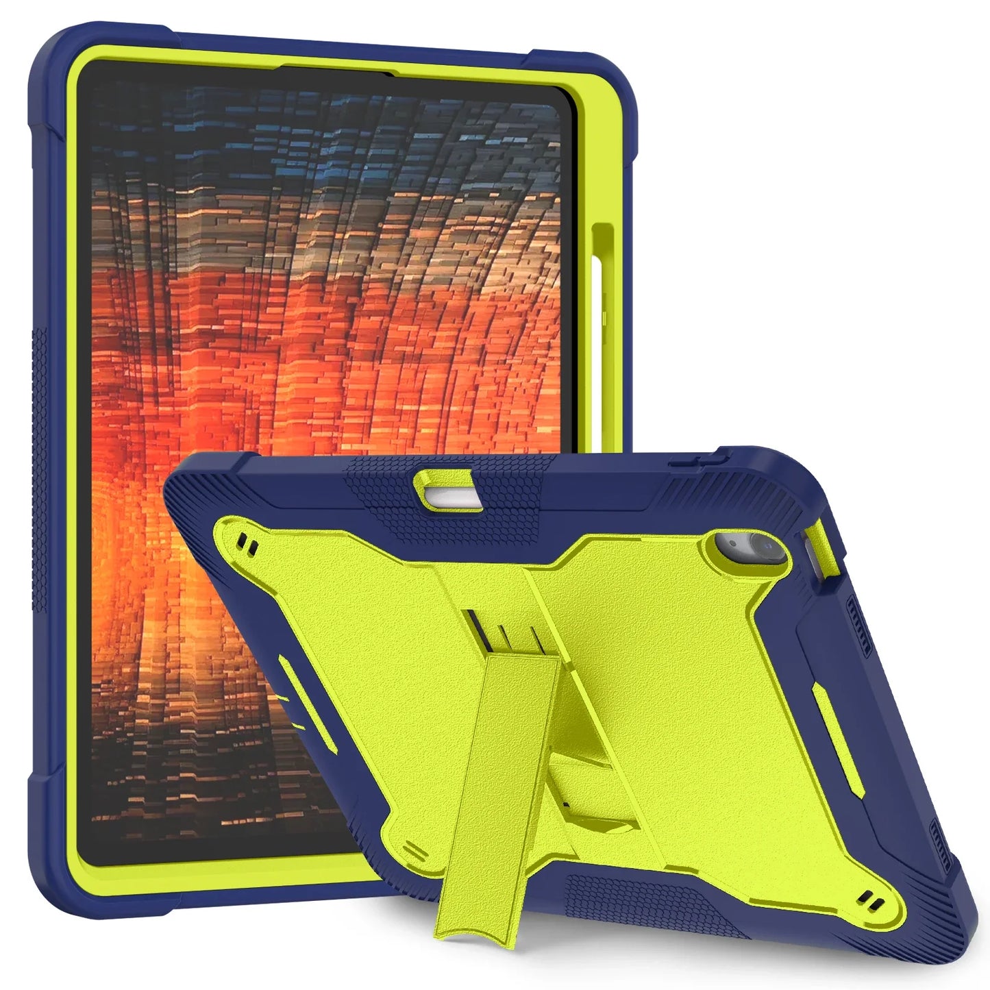 Armor Stand Back Case for IPad Air 13 Pro 13 Inch 2024 M2 M4 Tablet Cover for IPad Pro 12.9 2022 2021 2020 2018 Protective Cases