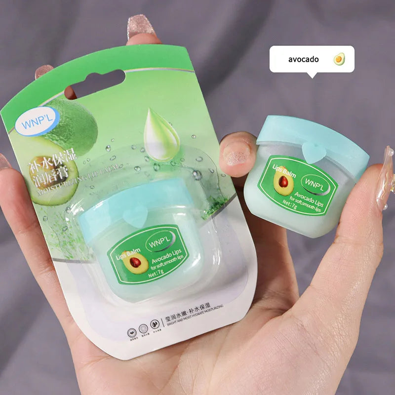 Vaseline Fruit Series Lip Balm Lips Avocado Honey Peach Cream Natural Nourishing Plant Lip Balm Tinted and Clear Lips Care