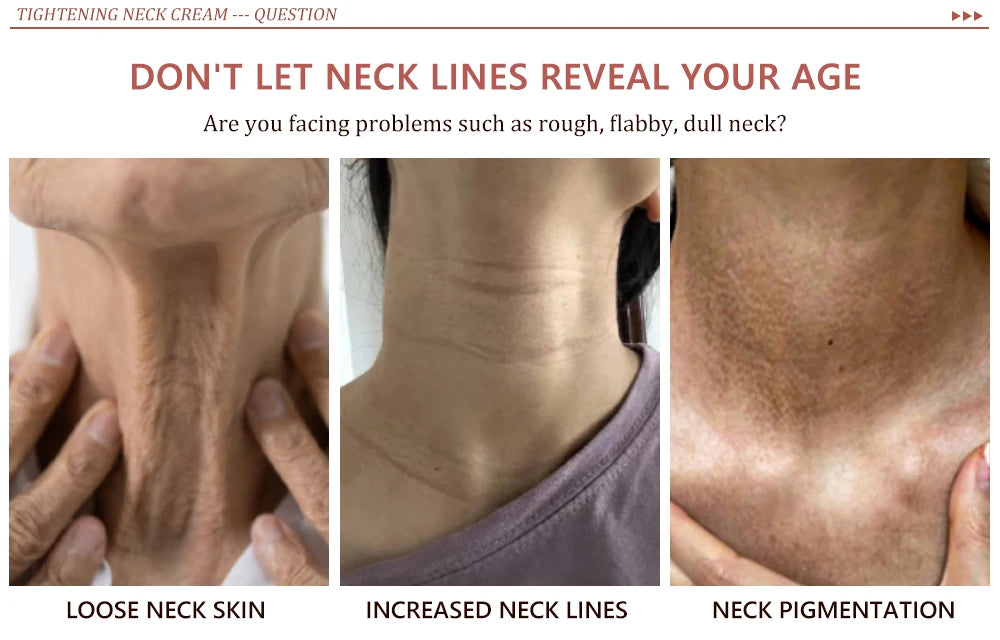 MOCILI Neck Cream Firming Anti Wrinkle Tightening Remove Dark Spot Whitening Massage Anti Aging Moisturizing Beauty Shape 50g