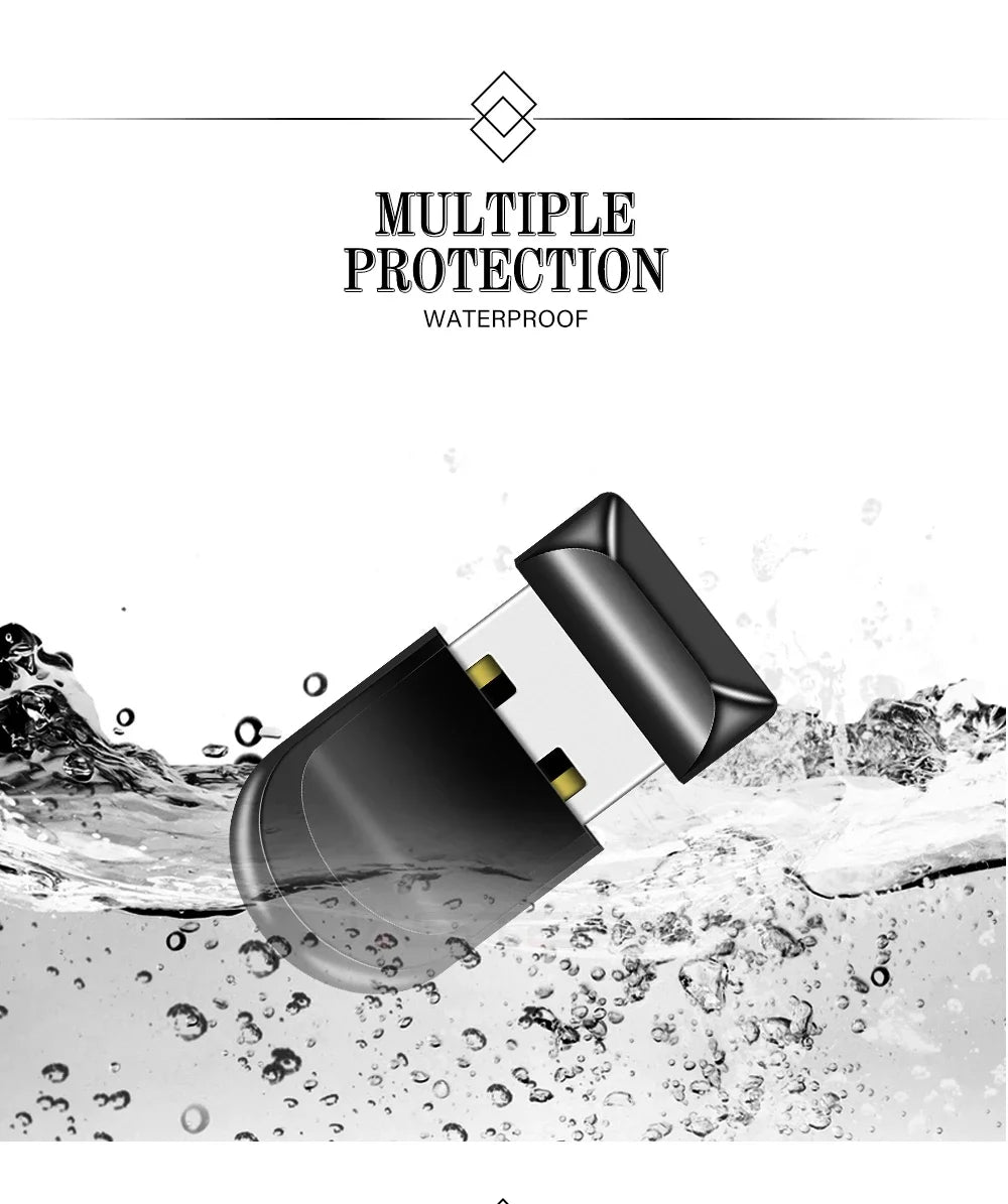 JASTER Mini Pen Drive 128GB Key Chain Memoria USB 64GB Black USB Flash Drive Creative Gift 32GB for Computer Memory Stick 16GB