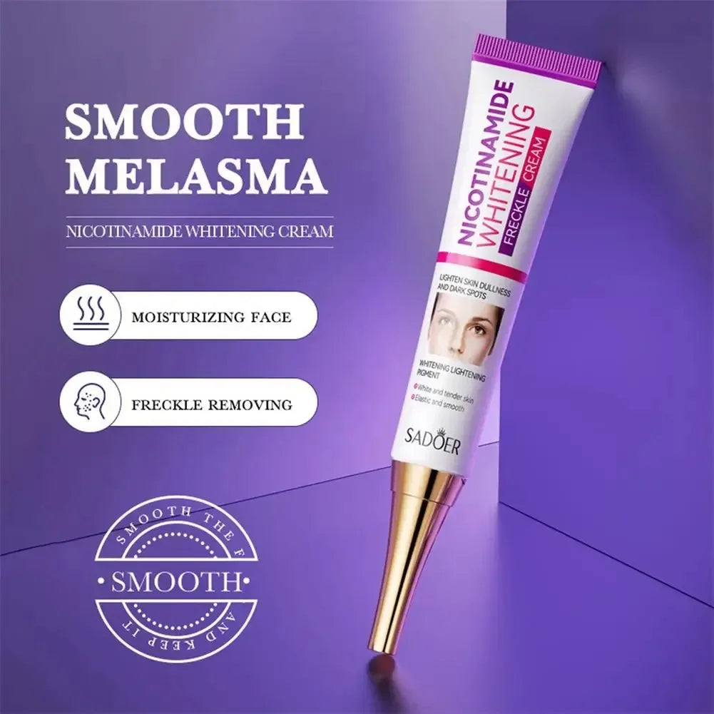 Face Melasma Remover Cream Whitening Removal Freckles Cream Nicotinamide Moisturizing Brightening Emulsion Fade Dark Spots Care