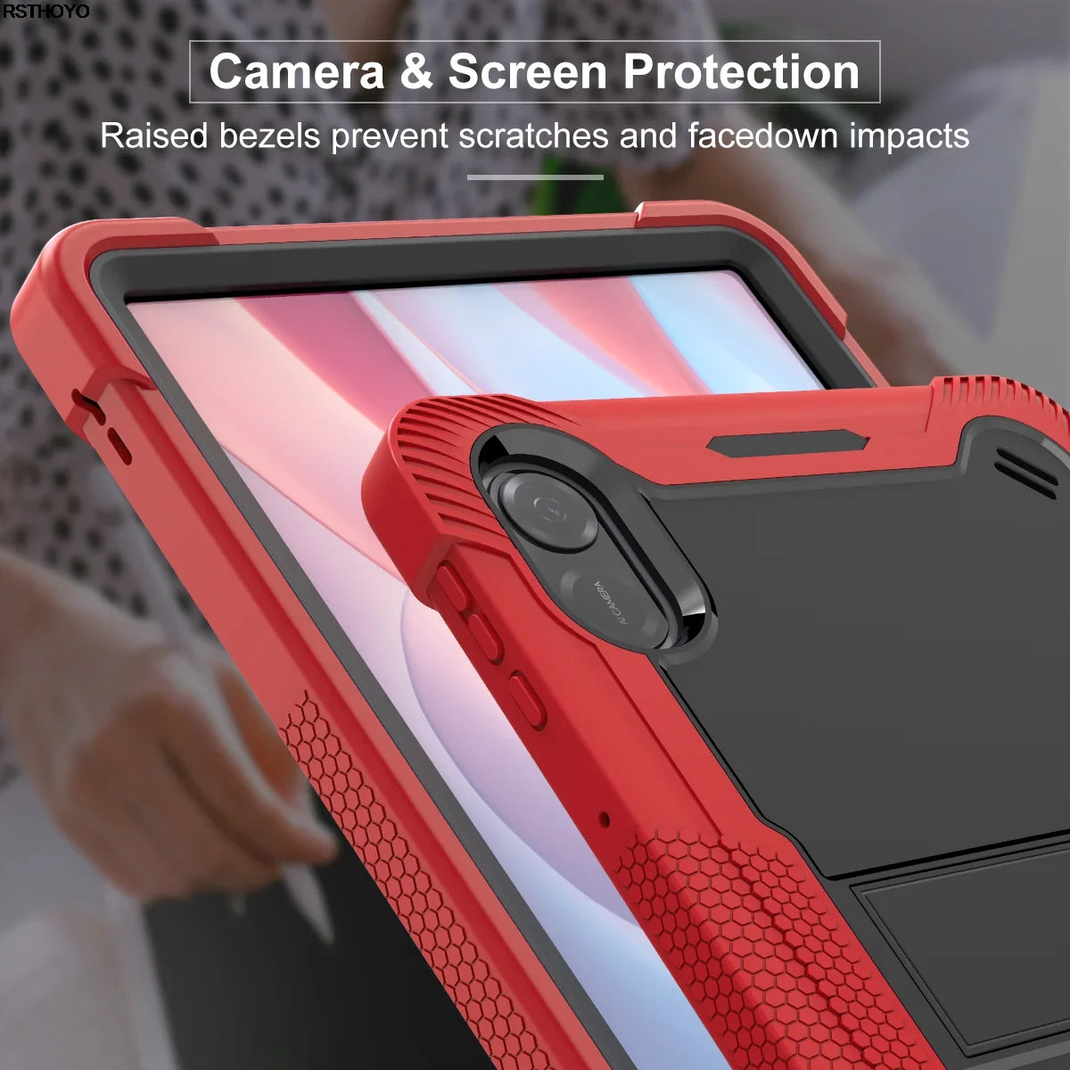 For Honor Pad X8A 11 X9 11.5 Inch 2023 X8 Pro Tablet Case Heavy Duty Kids Silicone PC Hybrid Armor Cover Stand Shockproof