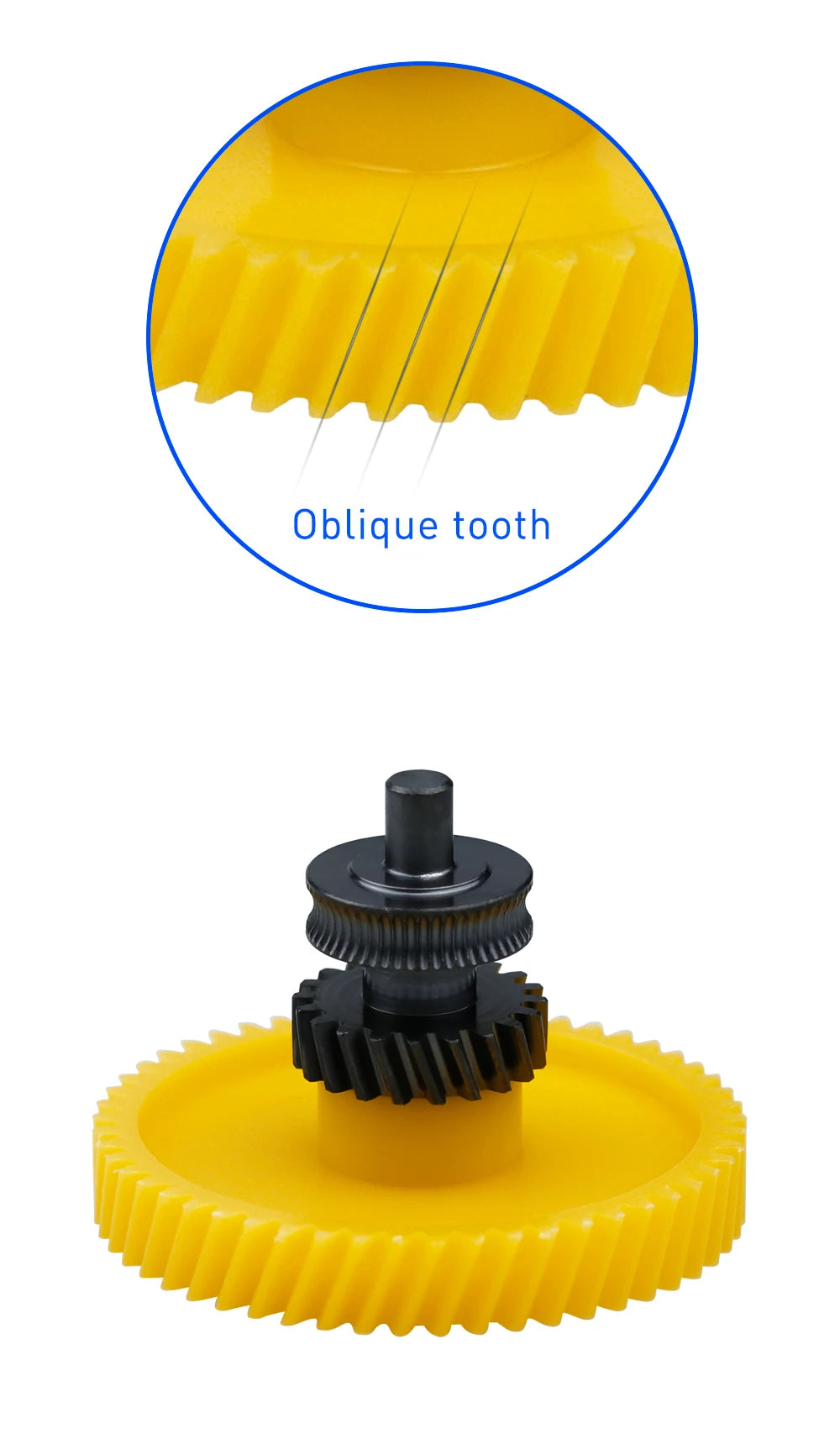 For Bambu Lab Extruder Gear Hardened Steel Upgrade Assembly For Bambulab P1S P1P X1 X1C Extruder Gear 3D Printer Accessories