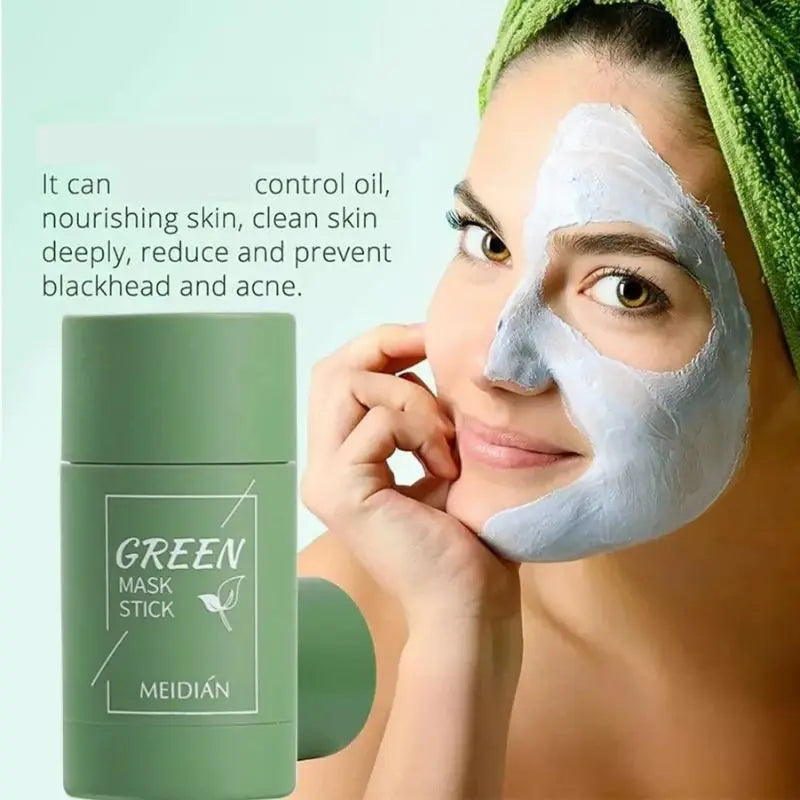 40ml Remove Blackhead Green Tea Solid Mask Clean Stick Mask Facial Dispel Acne Blemish Shrink Pores Korean Skin Care Multipack