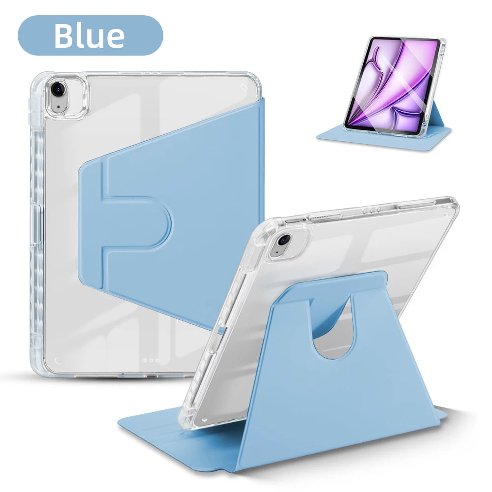 For ipad Case for Air 11 13 2024 M2 Pro 11 13 M4 Pro 11 4th 12.9 Mini 6 9th 10th Generation iPad 10.9in 10.2in 9.7in Tablet