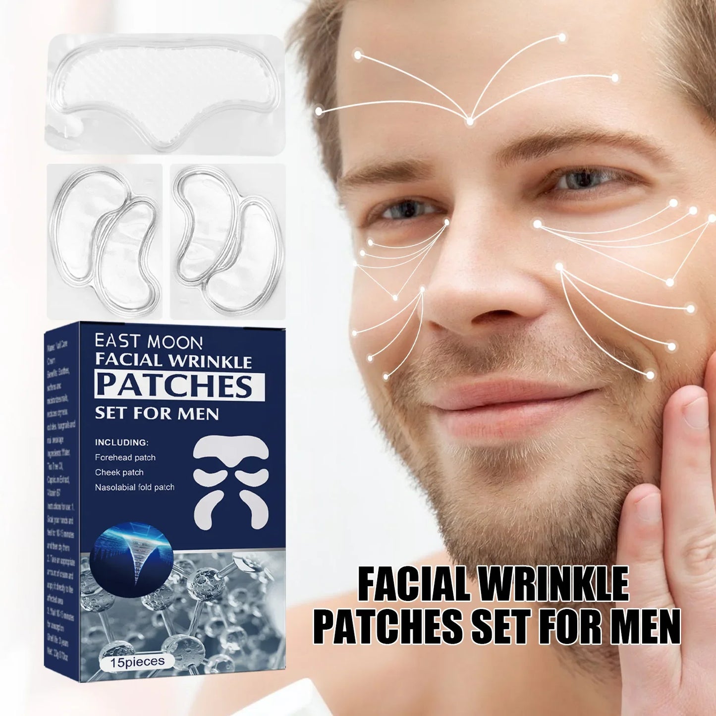 Face Firming Patch Comfortable Fade Fine Lines Remove Eye Bag Reusable Silicone Patch Moisturizng Anti Wrinkle Forehead Patch