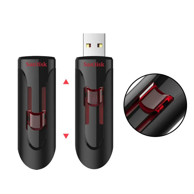 SanDisk USB Flash Drive USB 3.0 Pen Drive 512GB 256GB 128GB 64GB 32GB 16GB Pendrive Memory USB Stick Memoria Flash Disk Pendrive