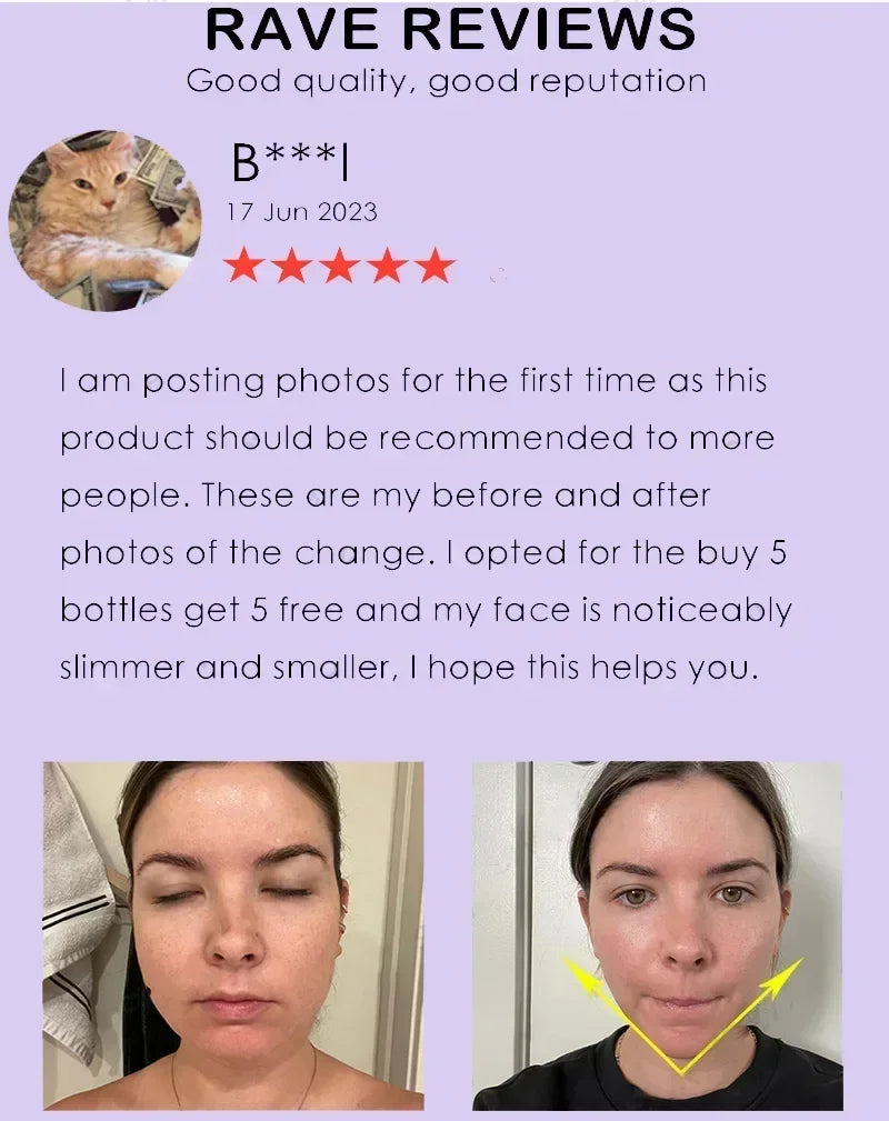 V-Shape Face Slimming Cream Remove Double Chins Firming Lifting Up V Cheek Fat Burning Anti-aging Shaping Massage Care Products