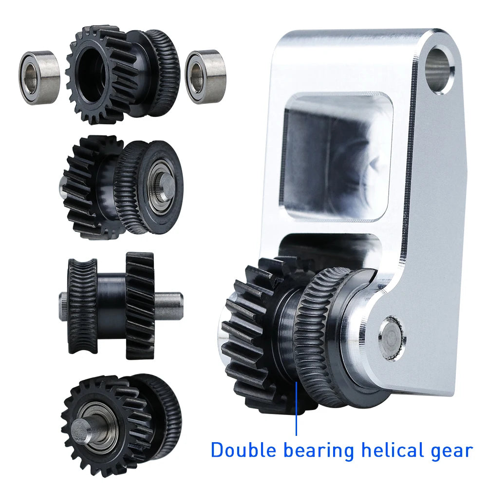 For Bambu Lab Extruder Gear Hardened Steel Upgrade Assembly For Bambulab P1S P1P X1 X1C Extruder Gear 3D Printer Accessories