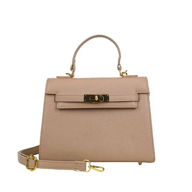 Fashionable Crossbody Bag For Women, High-Quality Luxury Designer Handbag With Gold Hardware, Durable & Stylish