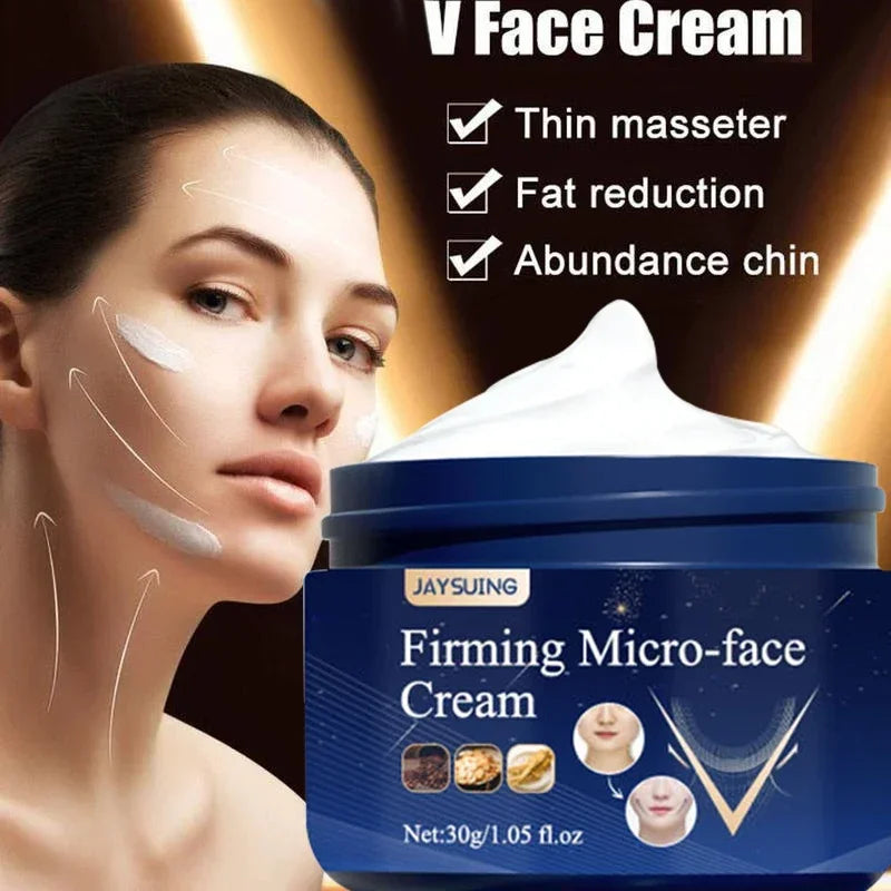 V-Shape Face Slimming Cream Remove Double Chins Firming Lifting Up V Cheek Fat Burning Anti-aging Shaping Massage Care Products