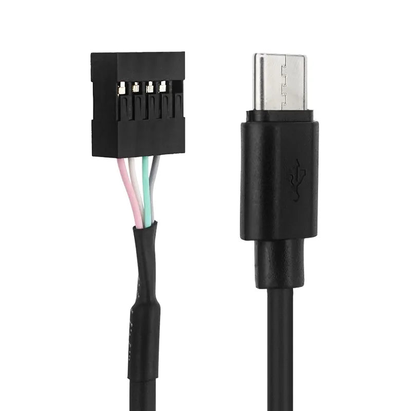 50CM 5Pin to TYPE-C Cable for Computer Mainboard Data Cable for 3.5 inch 5 inch USB Type-C Secondary Screen