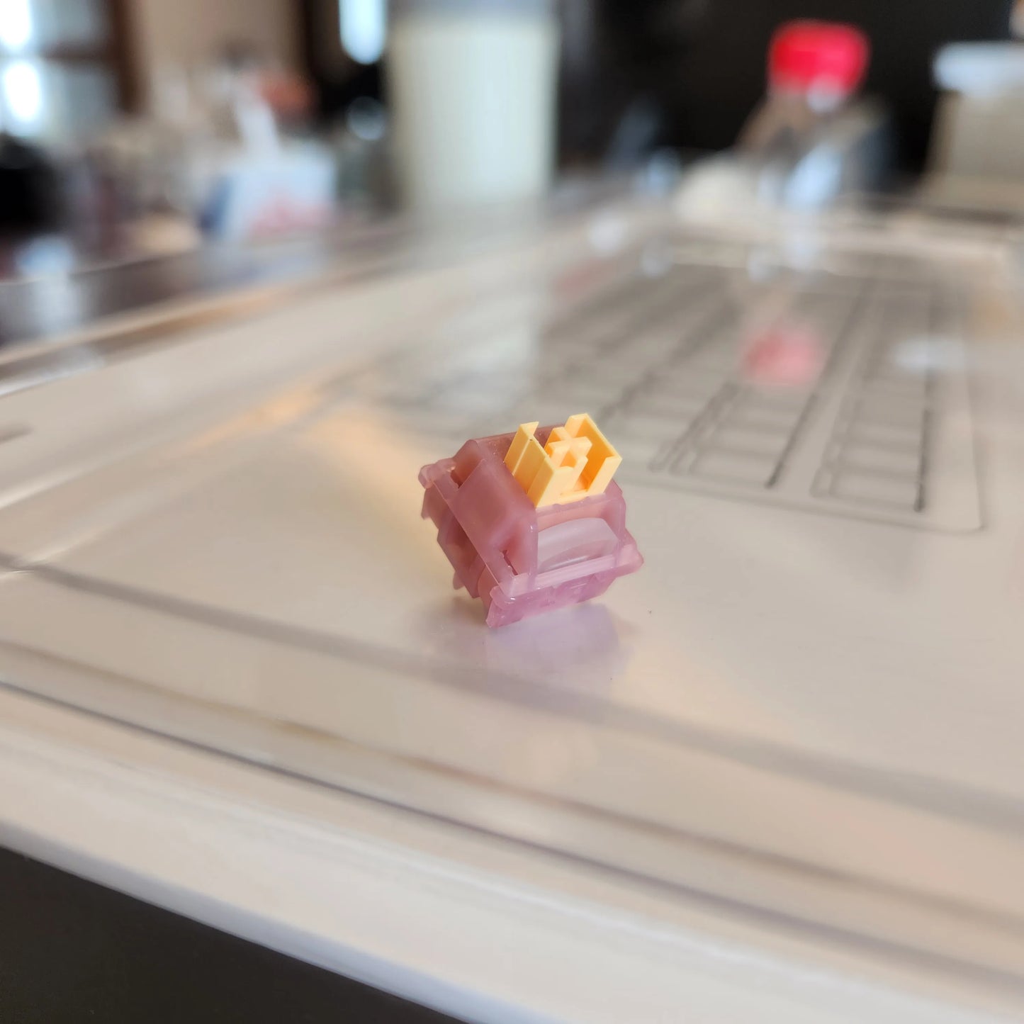 Outemu Silent Peach V3 Switch Lubed Mute Lemon V3 Switches Mechanical Keyboard Linear Tactile 5Pin Hot Swappable Factory Lube